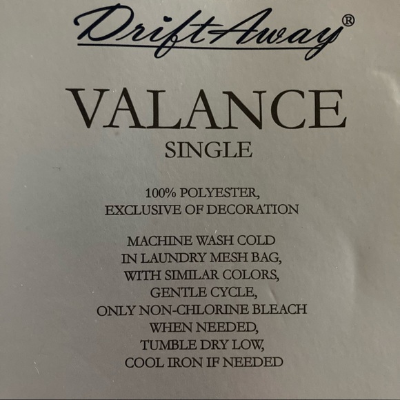 Mason Geometric Trellis Pattern Window Curtain Valance Gray - Picture 6 of 6